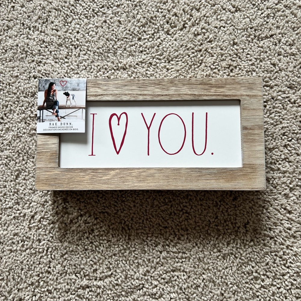 Rae Dunn I Love You Frame